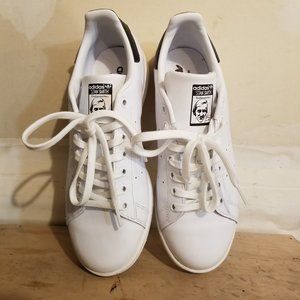 Adidas Women Stan Smith Shoes, Black/White, 9